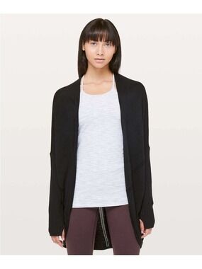 Lululemon Call In Cozy Wrap Cardigan, Cashmere Blend. Size 12